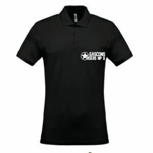 Polo - noir : Gascons Riders