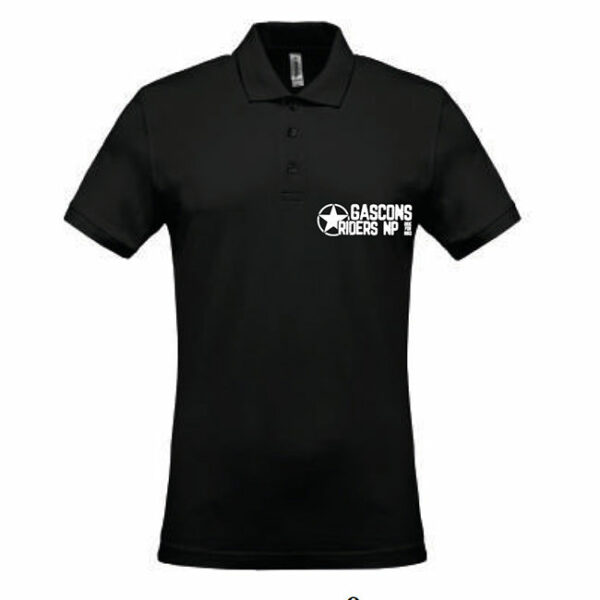 Polo - noir : Gascons Riders
