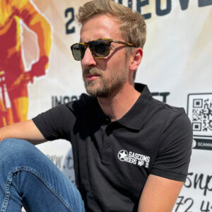 Polo - noir : Gascons Riders